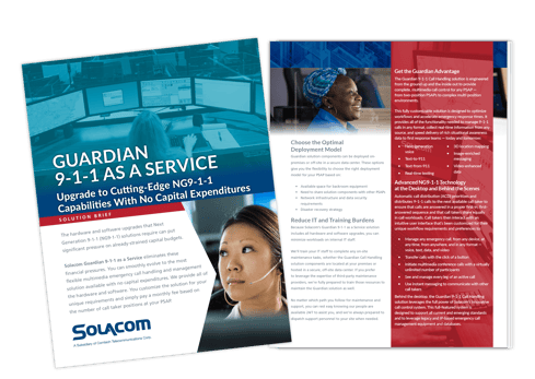 Solacom-911 as a service brochure