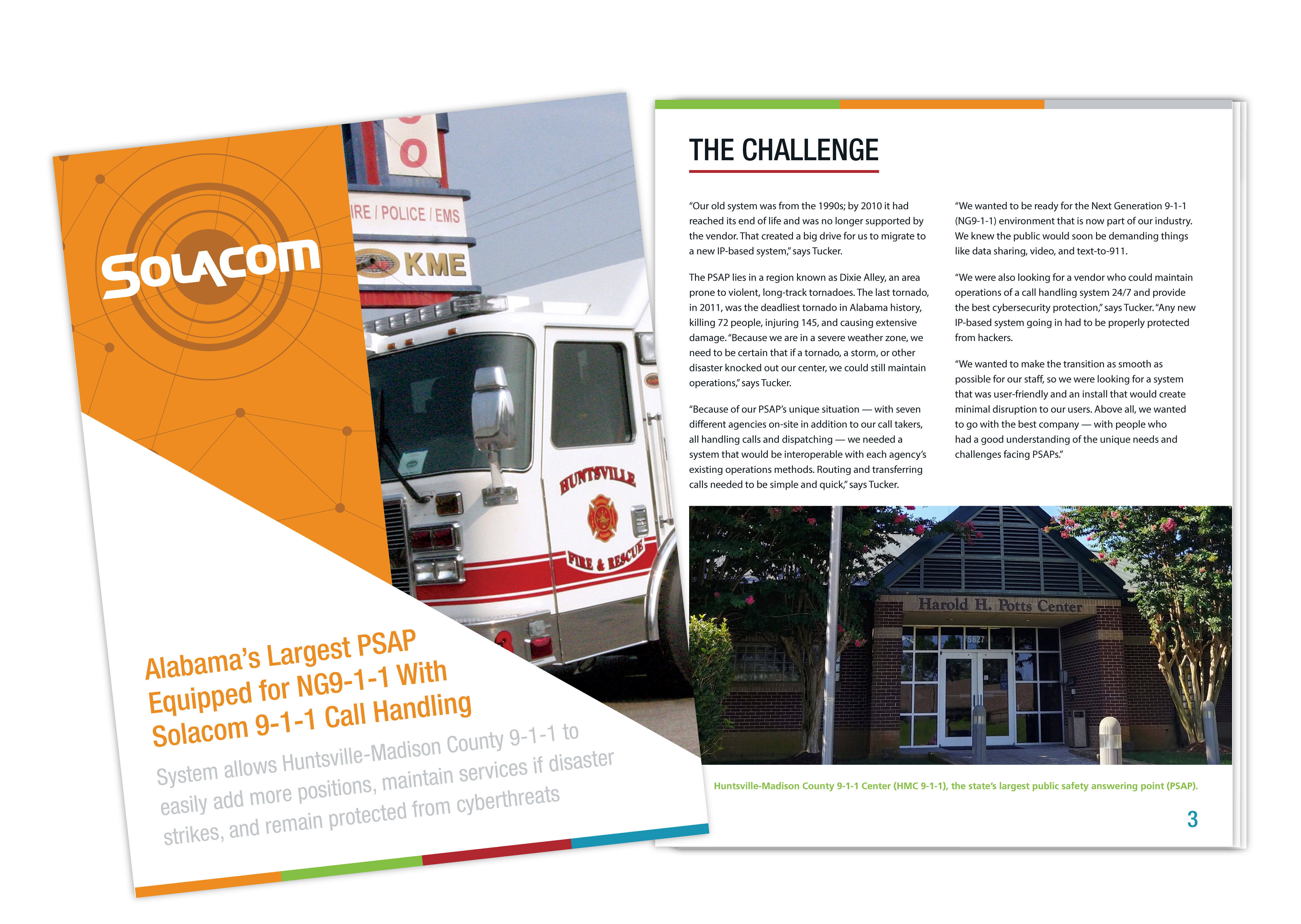 Alabama’s Largest PSAP Equipped for NG9-1-1 With Solacom 9-1-1 Call Handling, a Solacom case study