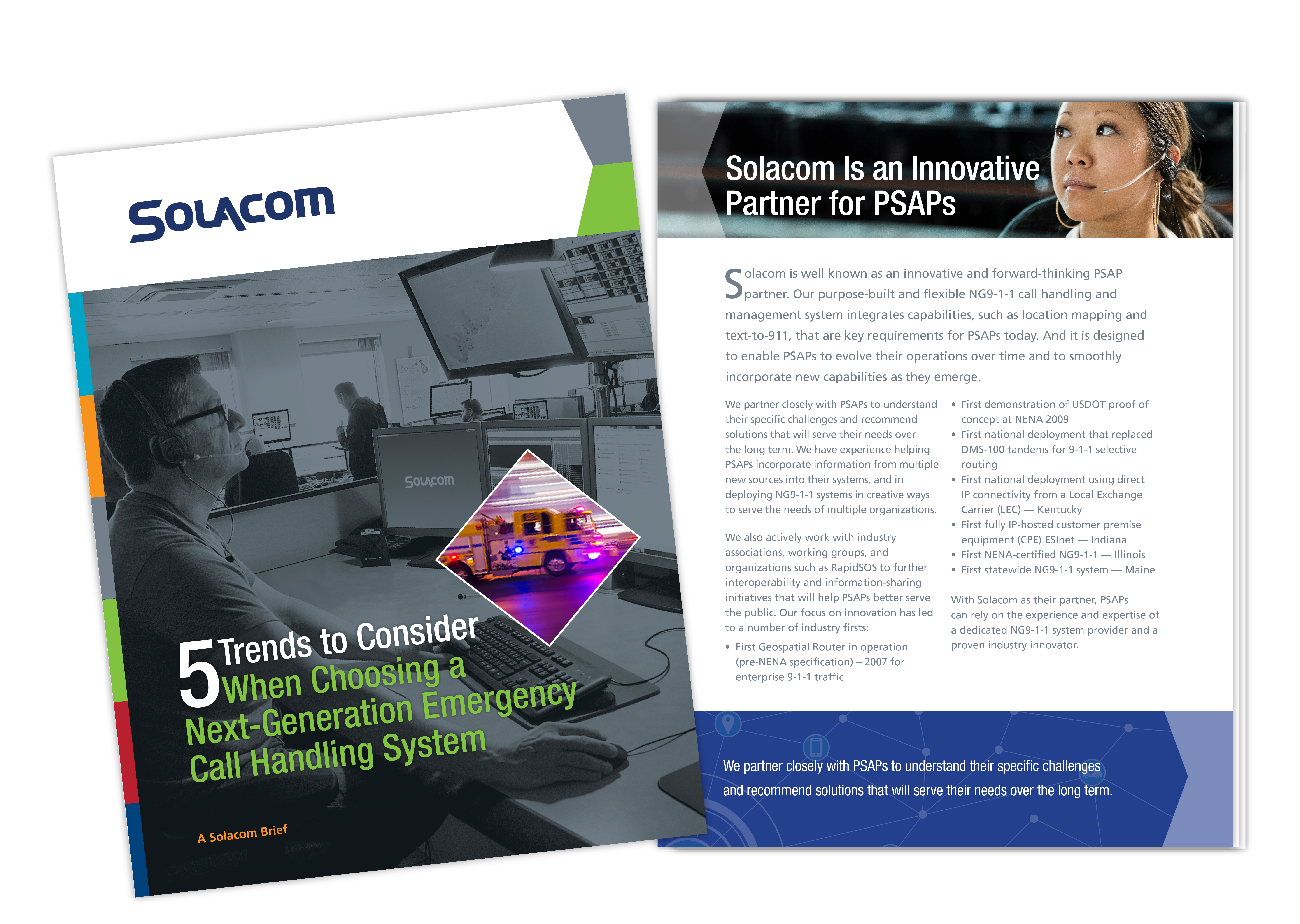 Five Trends to Consider When Choosing a Next-Generation Emergency Call Handling System, a Solacom brief